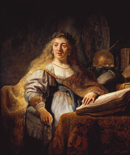 Minerva at her Study